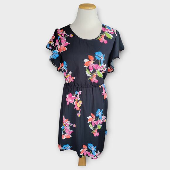 a new day Dresses & Skirts - A New Day Women's Black Flowered Dress XS